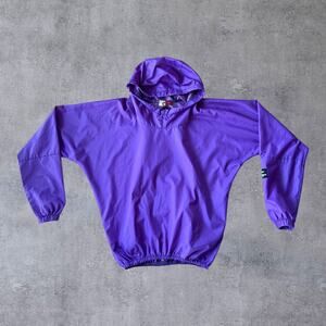Vtg 80s Rainbow Designs Boulder CO Nylon Windbreaker Pullover Jacket Small USA⁠